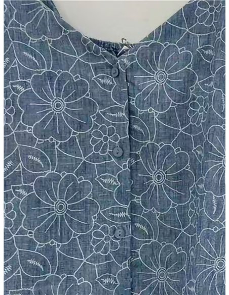 Conjunto de top estampado floral y short