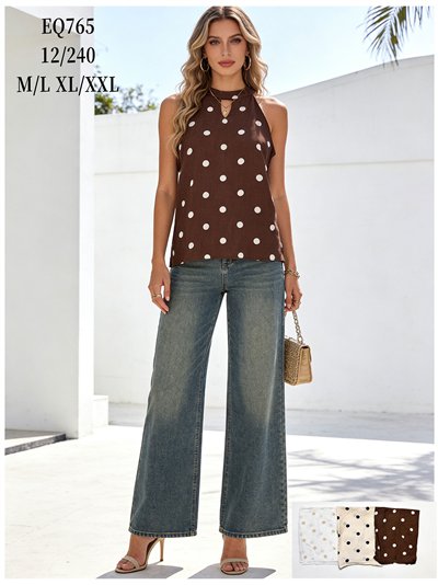 Top halter lunares 2