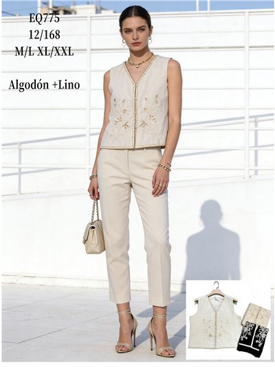 Chaleco bordado boho 2