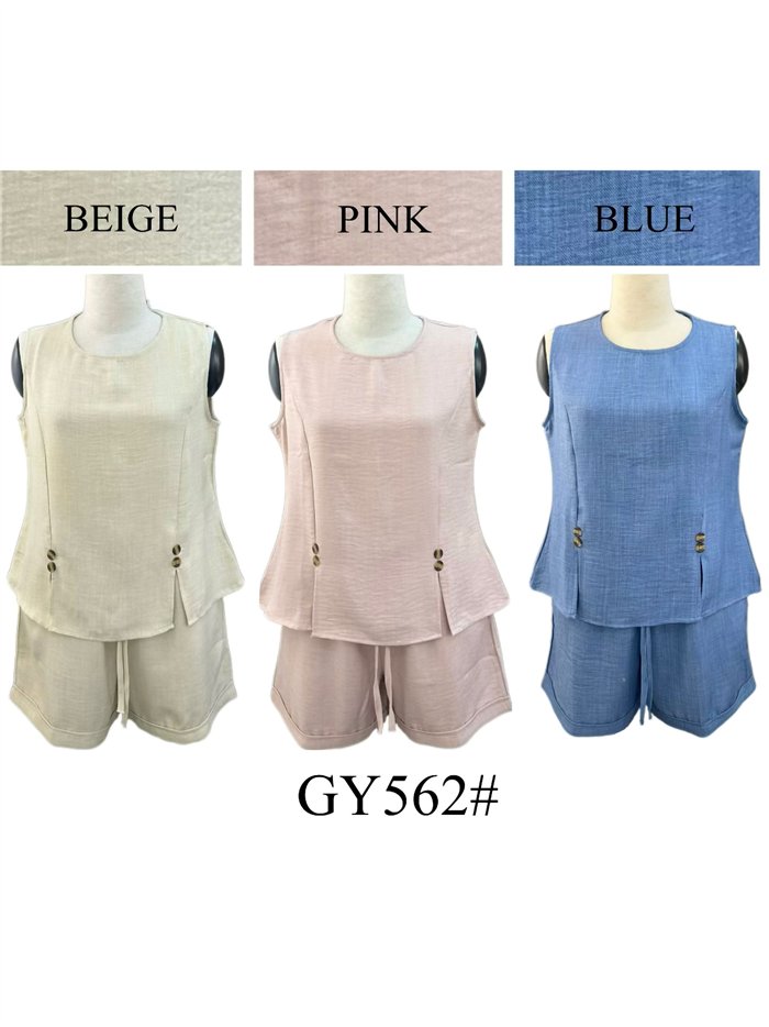 Conjunto de top peplum y short