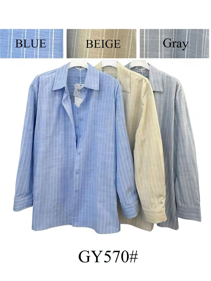 Camisa rayas efecto doble