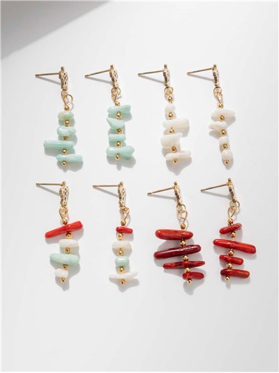 Orecchini pendenti con tartaruga marina