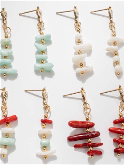 Orecchini pendenti con tartaruga marina 2