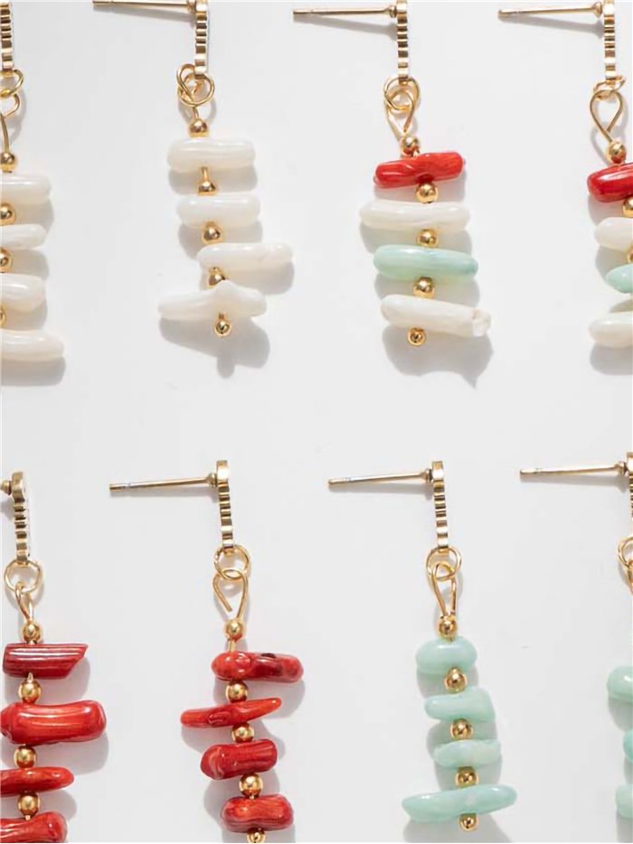 Boucles d'oreilles pendantes Chip