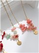 Collar estilo coral con concha