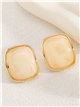 Pendientes rectangulares de resina