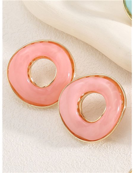 Pendientes donut de resina