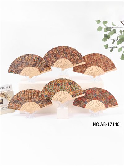 Abanico estampado mosaico 2