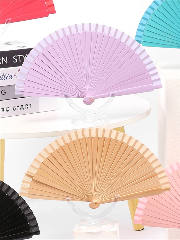 Leque simples, cores sortidas