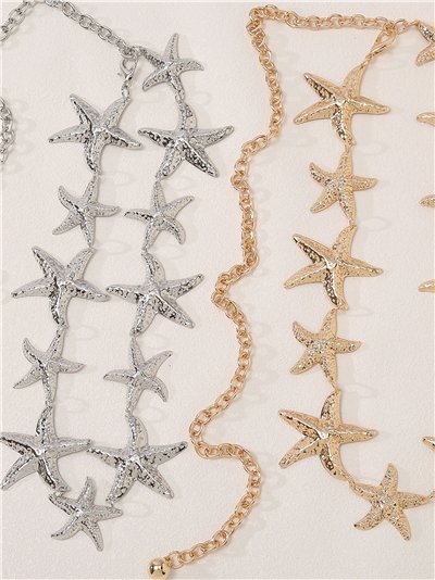 Cinturón cadena de estrellas de mar
