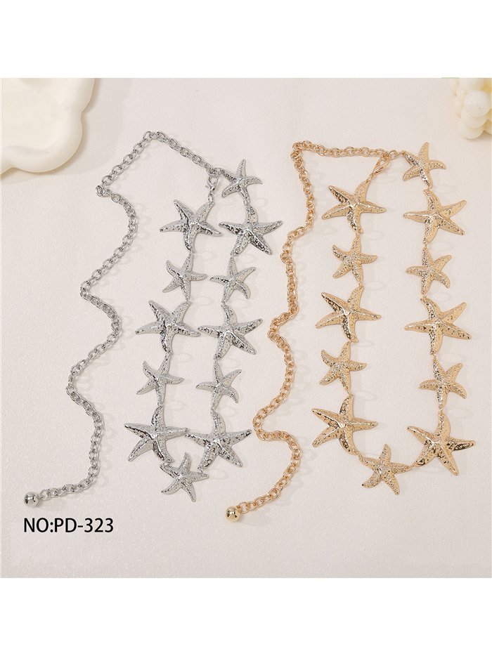 Cinturón cadena de estrellas de mar