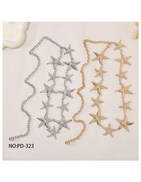 Cinturón cadena de estrellas de mar