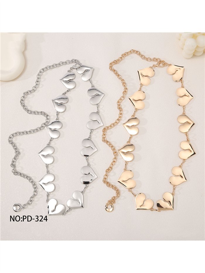 Cinturón cadena de corazones