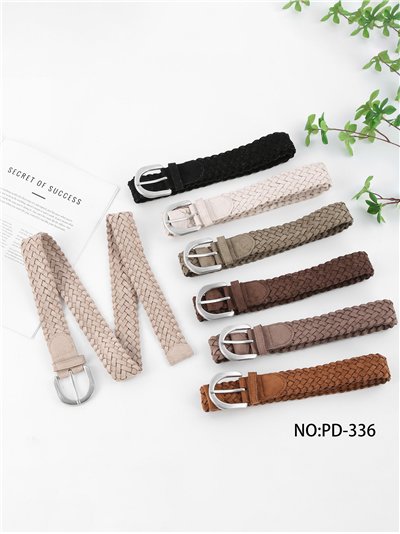 Cinturón trenzado efecto ante 2