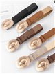 Ceinture élastique avec boucle ovale
