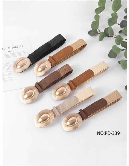 Ceinture élastique avec boucle ovale