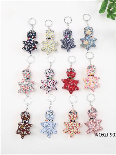 Llavero textil tortuga marina 2