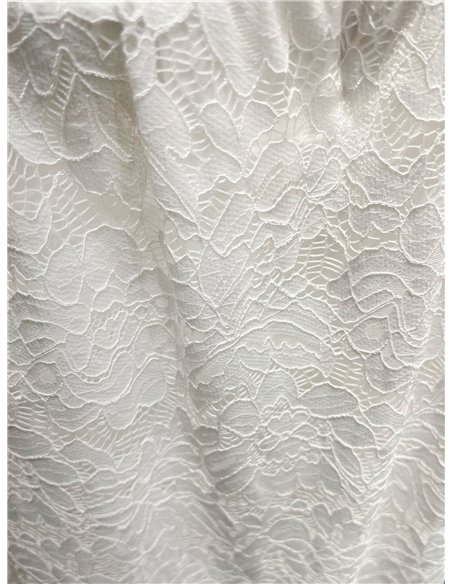 Falda midi de encaje