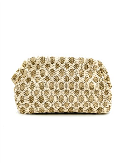 Cartera de fiesta rafia calada