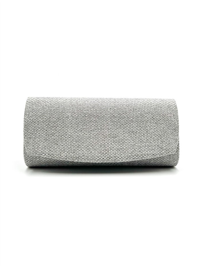 Rafia cylinder evening clutch