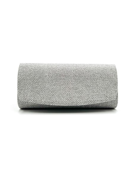 Rafia cylinder evening clutch