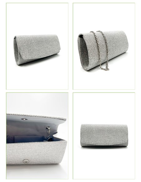Rafia cylinder evening clutch