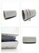 Rafia cylinder evening clutch