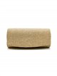 Rafia cylinder evening clutch