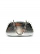 Bolso de fiesta metalizada con cadena