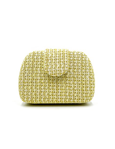 Bolso de fiesta rafia trenzada