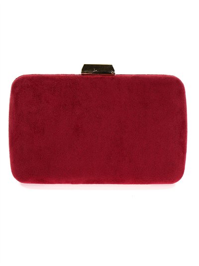 Bolso clutch de fiesta antelina