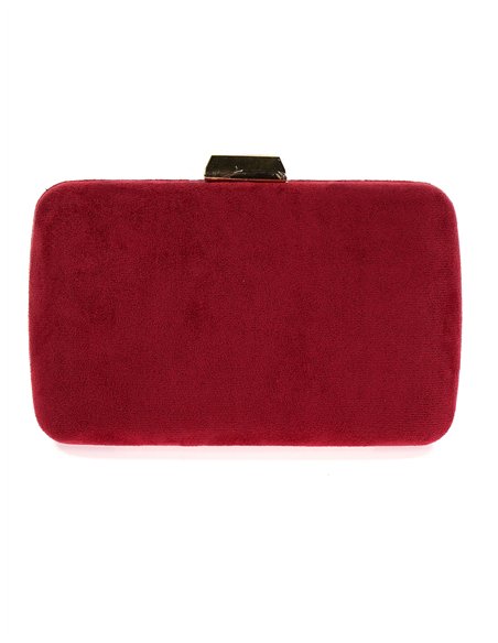 Bolso clutch de fiesta antelina