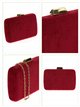 Bolso clutch de fiesta antelina