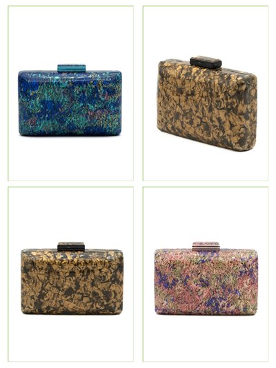 Clutch fiesta nácar 2