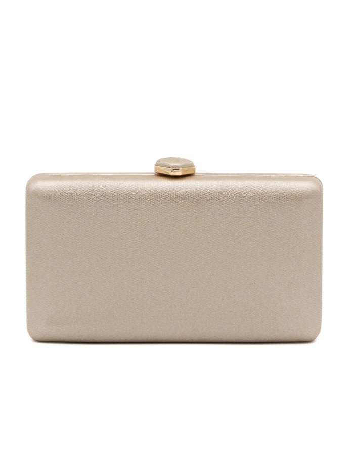 Bolso clutch de fiesta metalizado