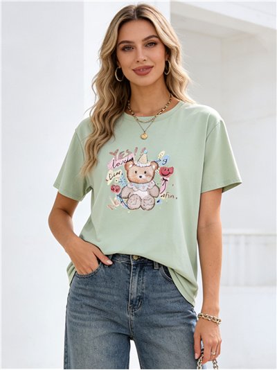 Camiseta amplia osito kawaii