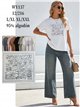 T-shirt oversize con un disegno a tratto in stile schizzo.