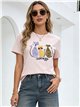 T-Shirt mit Katzenmotiv
