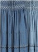 Convertible denim effect maxi skirt