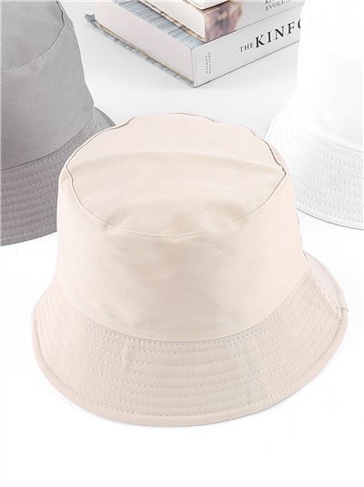 Sombrero bucket liso estilo urbano