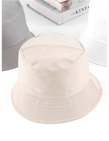 Sombrero bucket liso estilo urbano