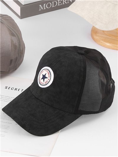 Vintage star patch trucker cap