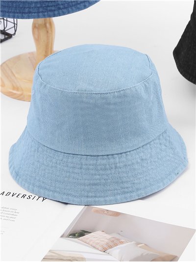 Gorro bucket denim lavado