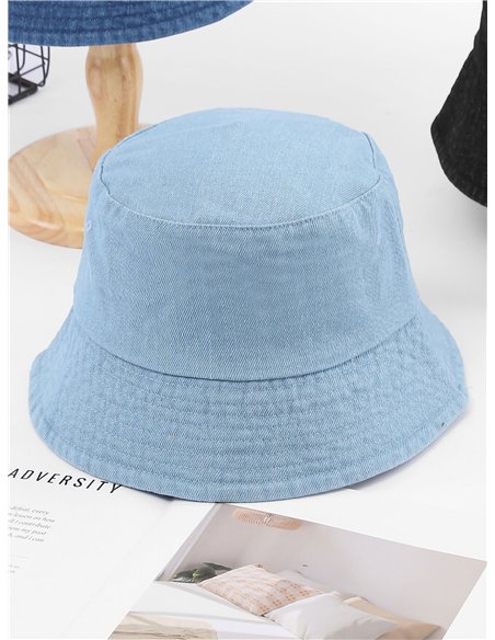 Gorro bucket denim lavado