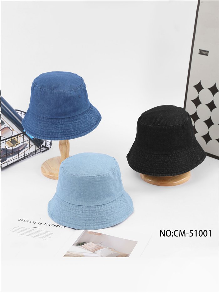 Gorro bucket denim lavado