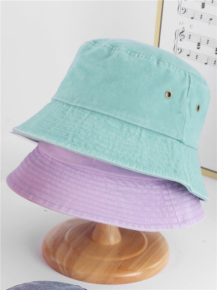 Gorro bucket efecto lavado multicolor