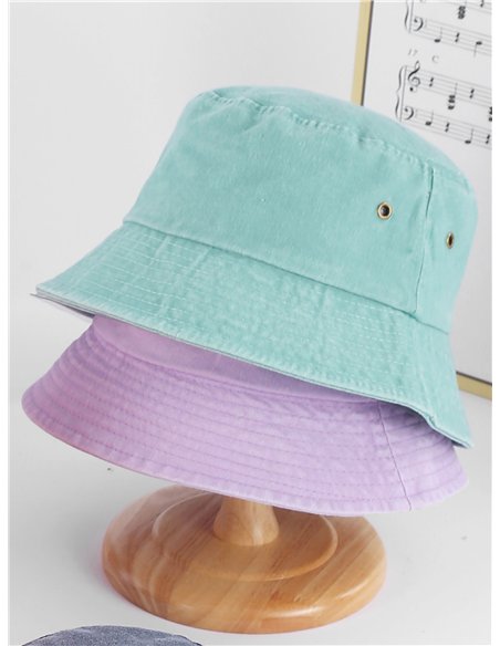Gorro bucket efecto lavado multicolor