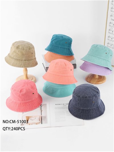 Gorro bucket efecto lavado multicolor 2