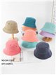 Gorro bucket efecto lavado multicolor