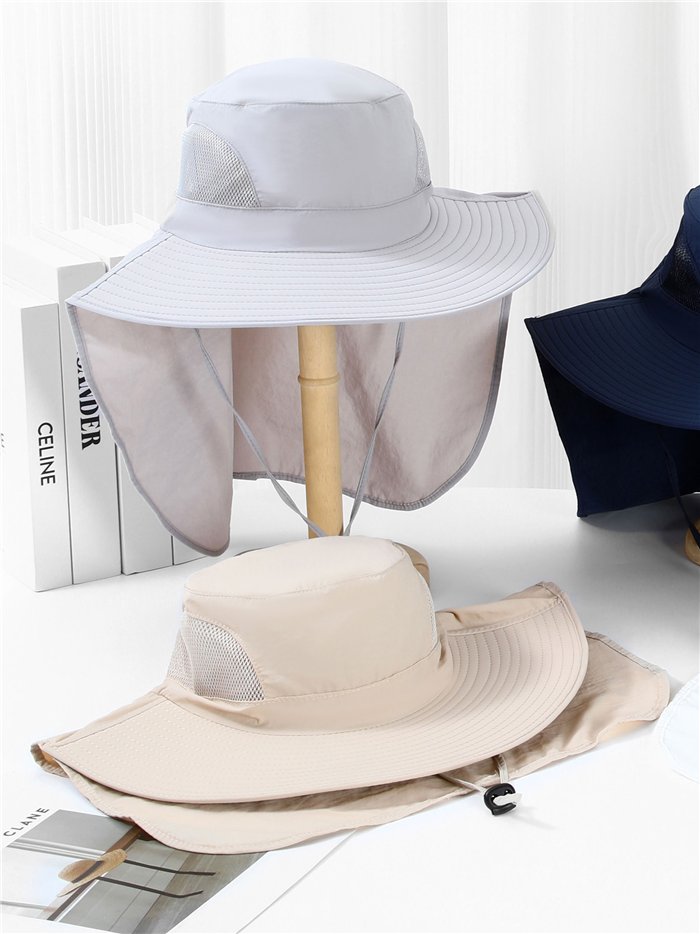 Sombrero antimosquitos de ala ancha con malla